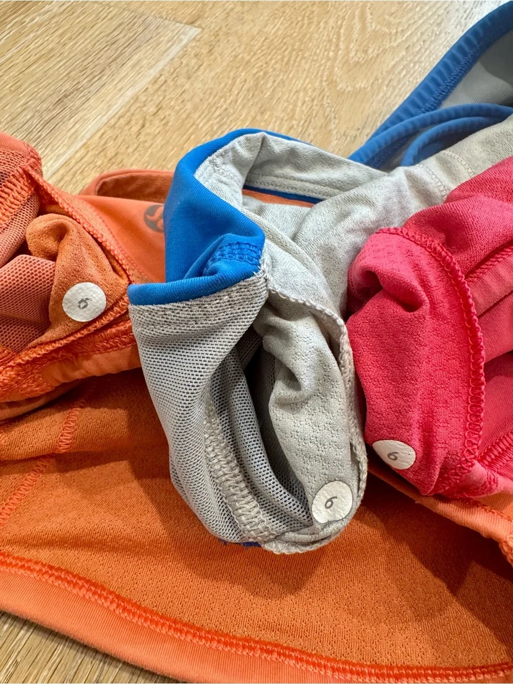 Set of 3 Lululemon Free to Be Bras Size 6